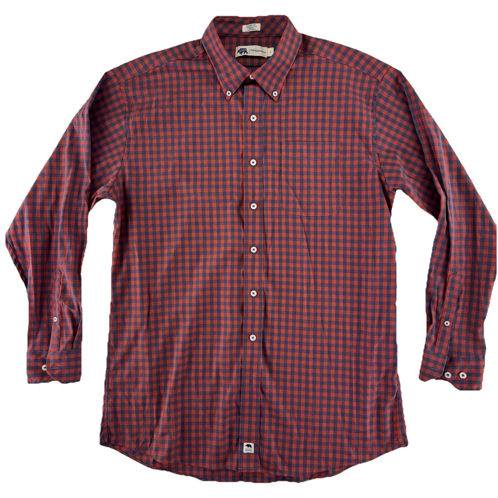 Onward Reserve Performance Button Up Shirt Mens Large Classic Fit